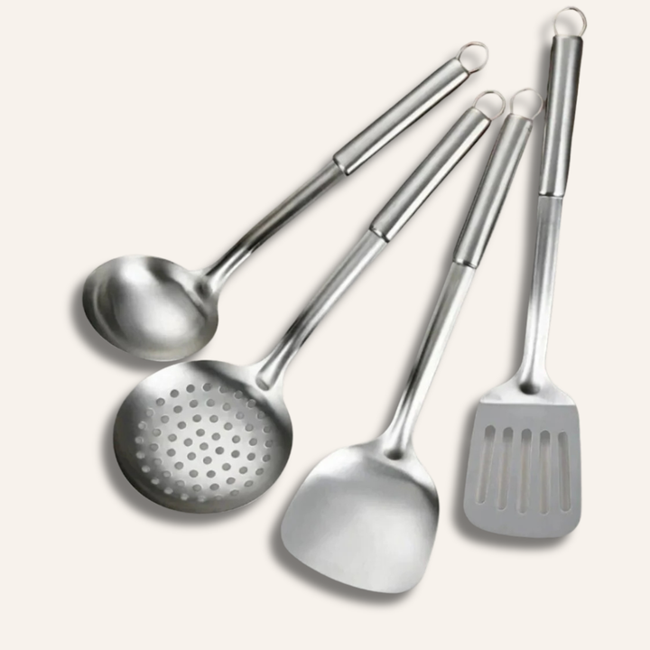 Prep & Serve Bundle: Utensils Set + Chopping Board