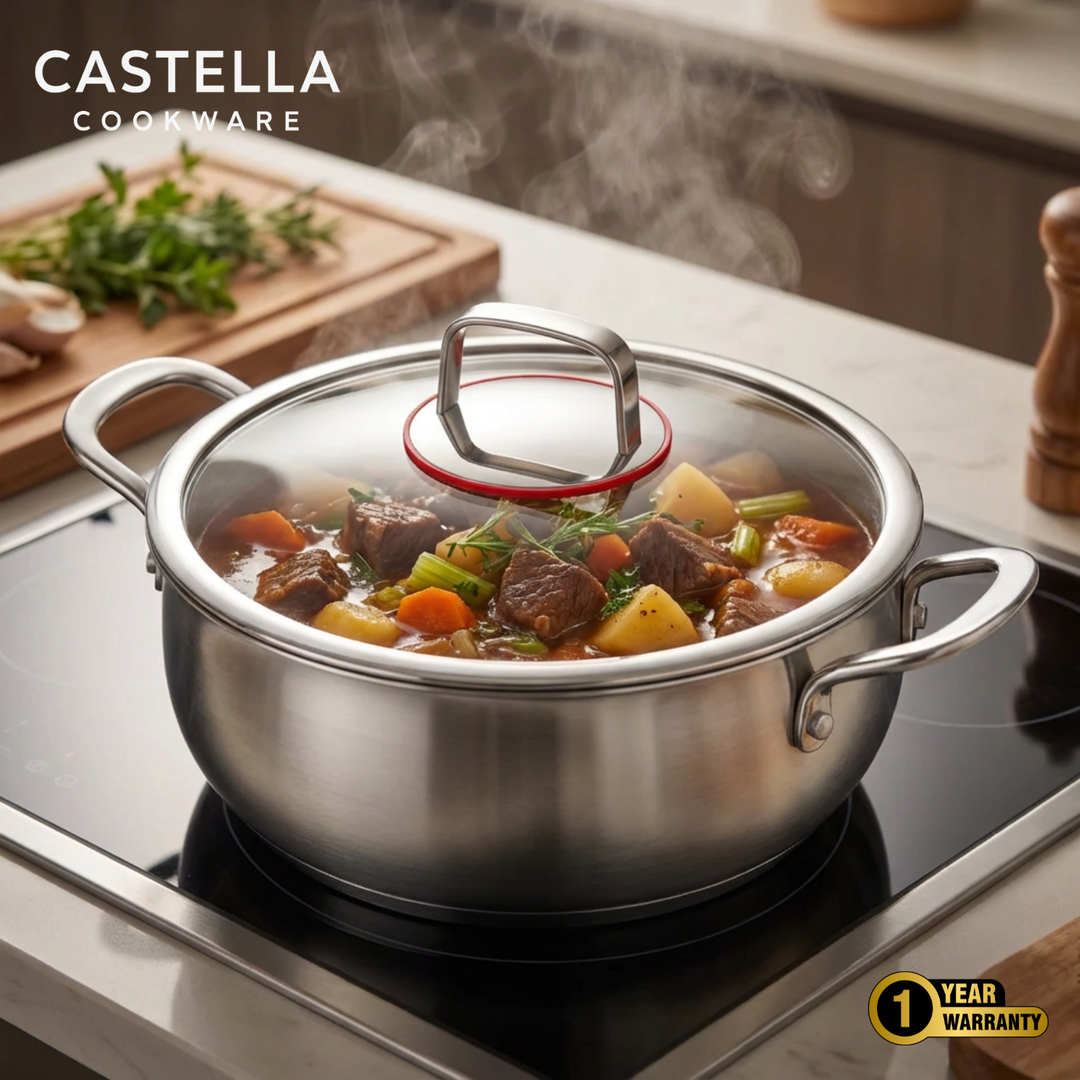 Titanium Deep Casserole Pot Pro + FREE LID