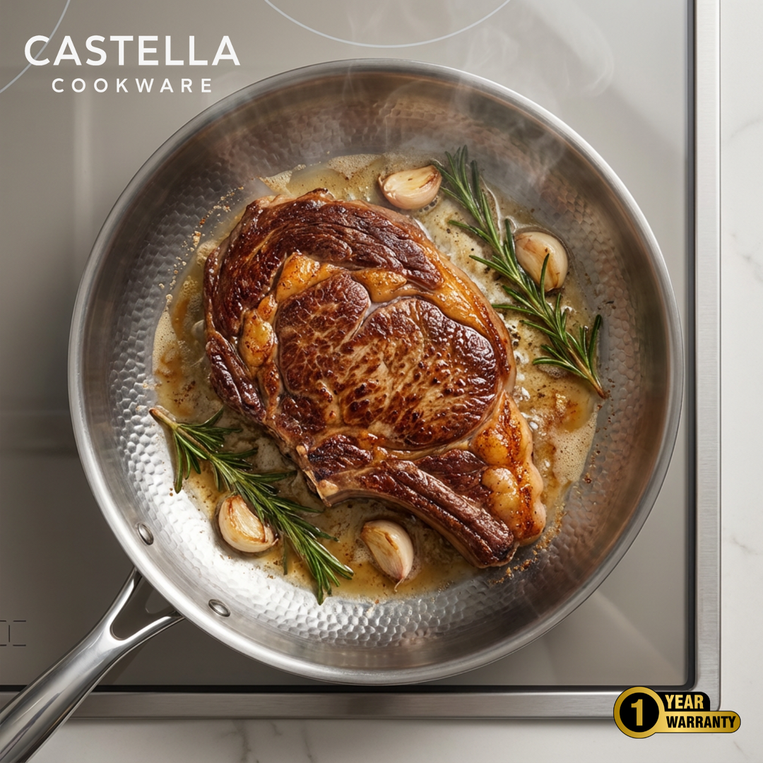 Titanium Hammered Pan Pro Duo Set + FREE LIDS