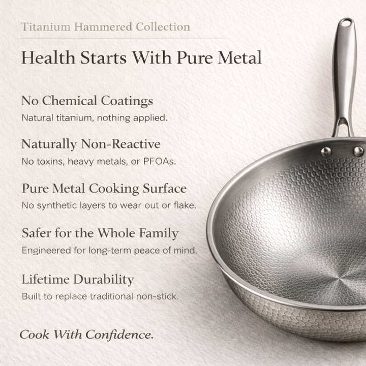 Pure Titanium Essential Duo Utensils Set + FREE LIDS